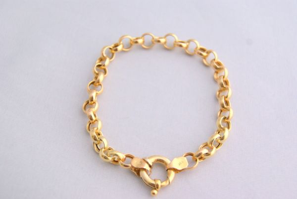 Pulseira Mod. Elo Português em Ouro 18 kl(750)