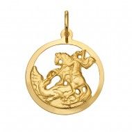 Medalha São Jorge em Ouro 18kl (750)